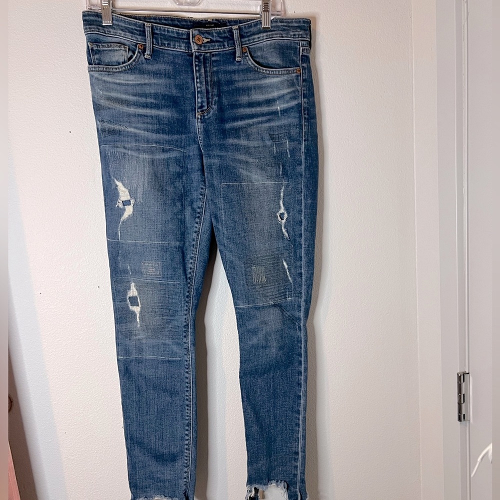 Moto style jeans